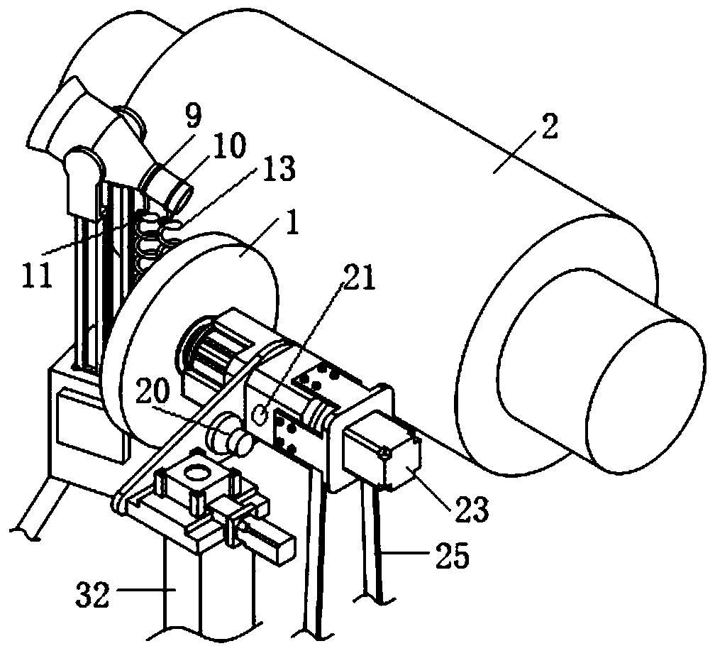 Ultrasound-assisted vaporization cooling double-circle grinding system with improved fog gun