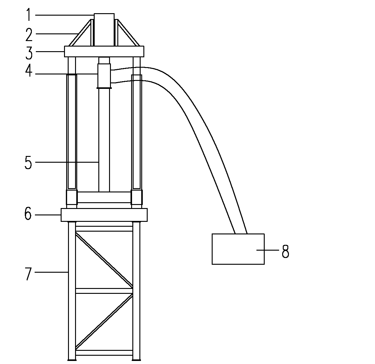 Device and construction method for overall lifting of single-story industrial factory roof