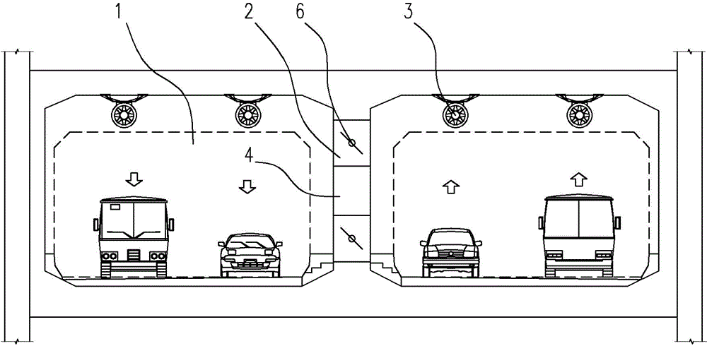 Natural ventilation cooling device and method of tunnels