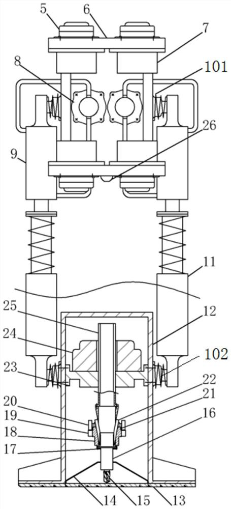 A tbm equipped with microseismic sensor automatic deployment device