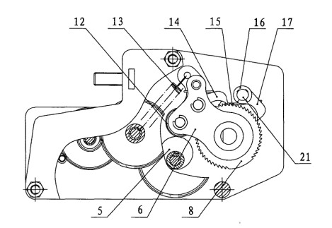 Electric operation mechanism for frame type circuit breaker