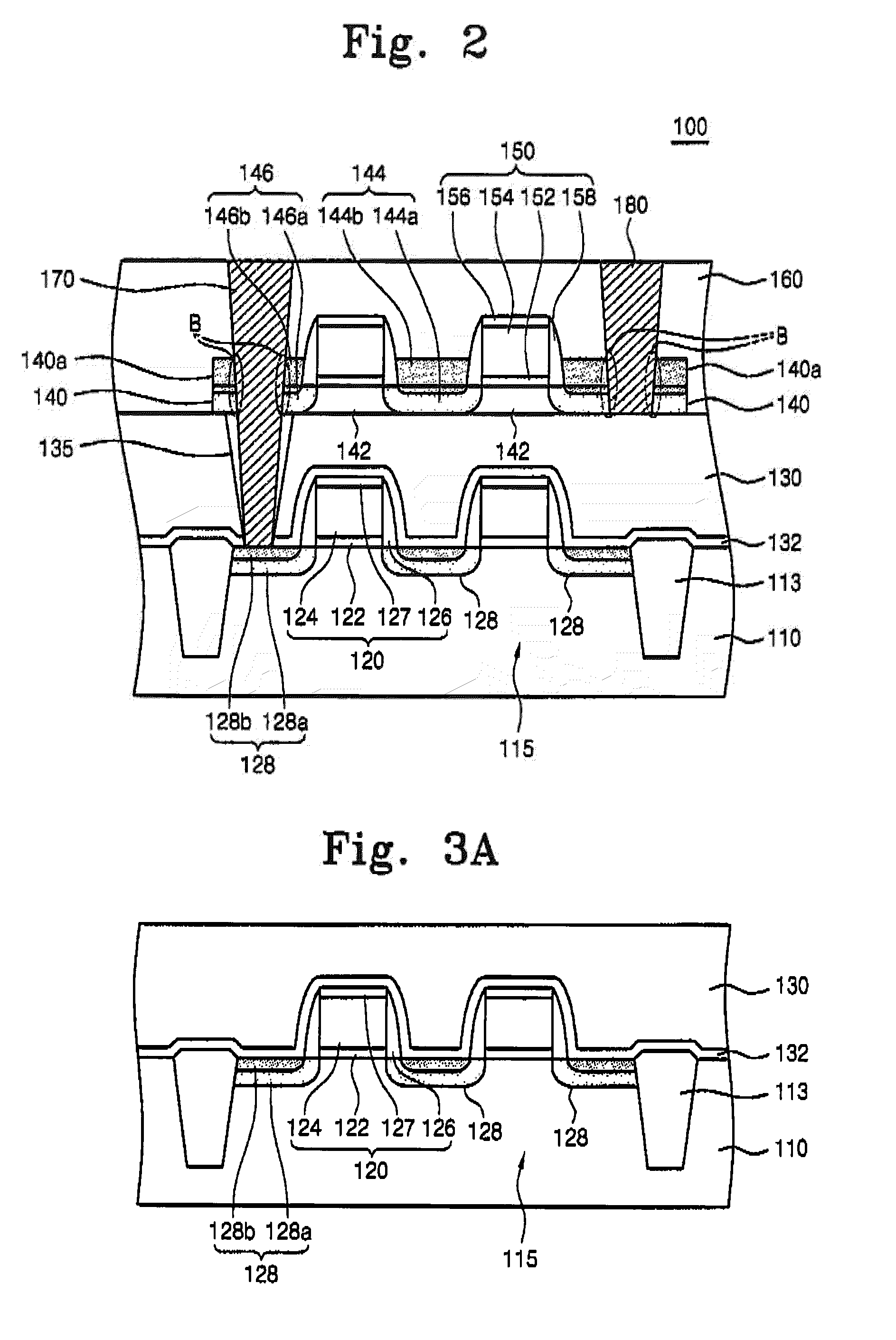 Semiconductor device having stacked transistors