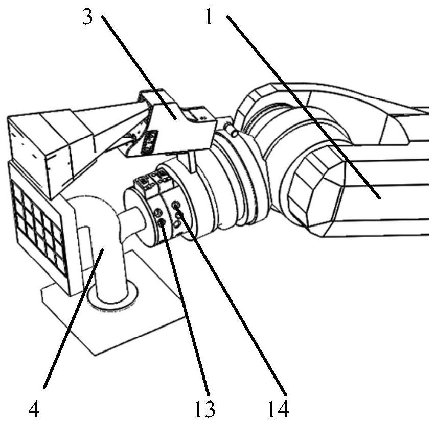 Butt welding device and method based on flexible tool and visual positioning