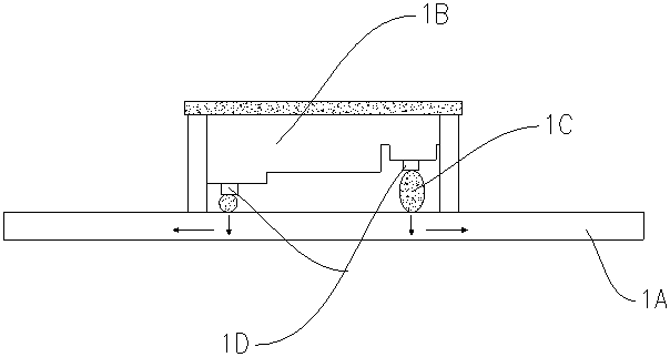 A package-free LED structure and LED lamp with uniform heat dissipation