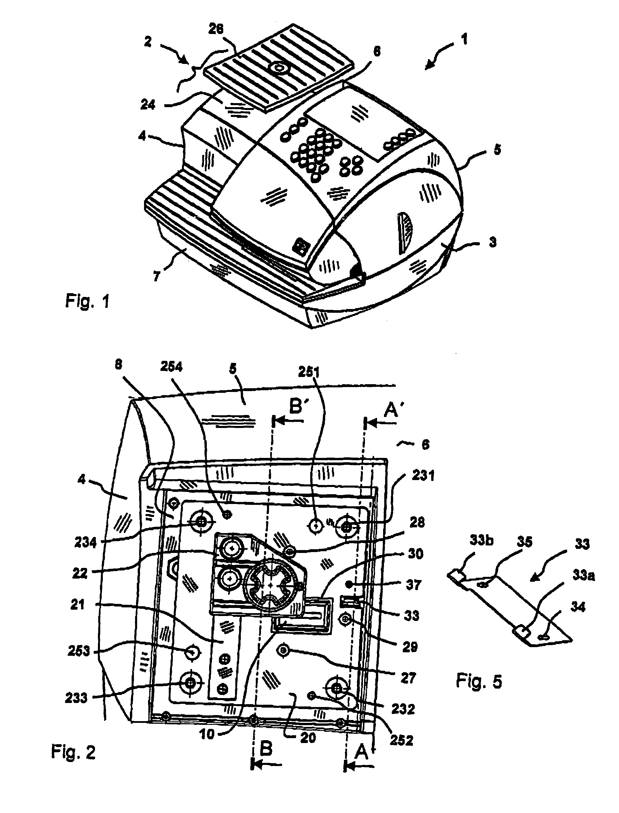 Apparatus with a pluggable scale module