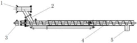 Integrated slag discharge device for drill carriage