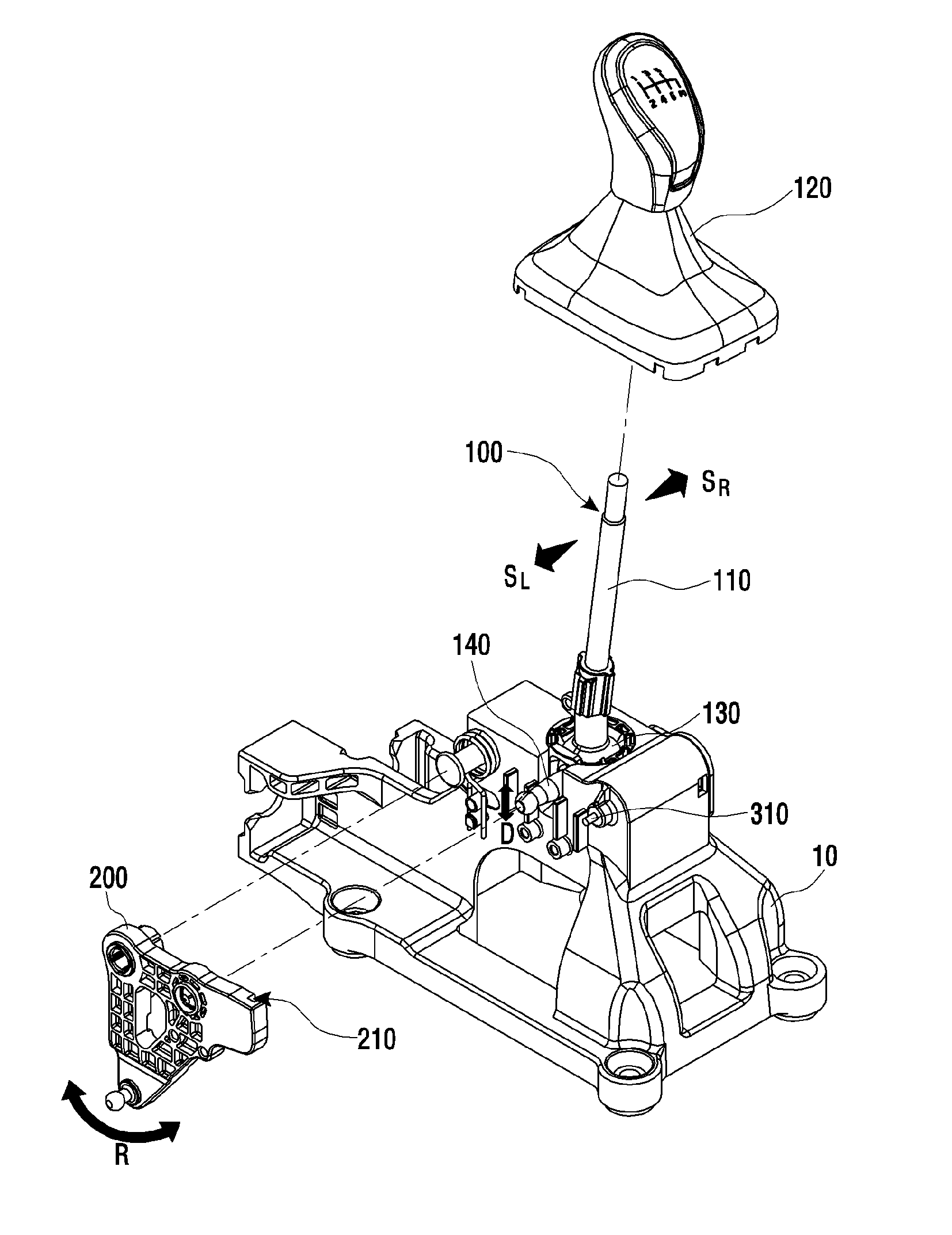 Shift control apparatus of manual transmission