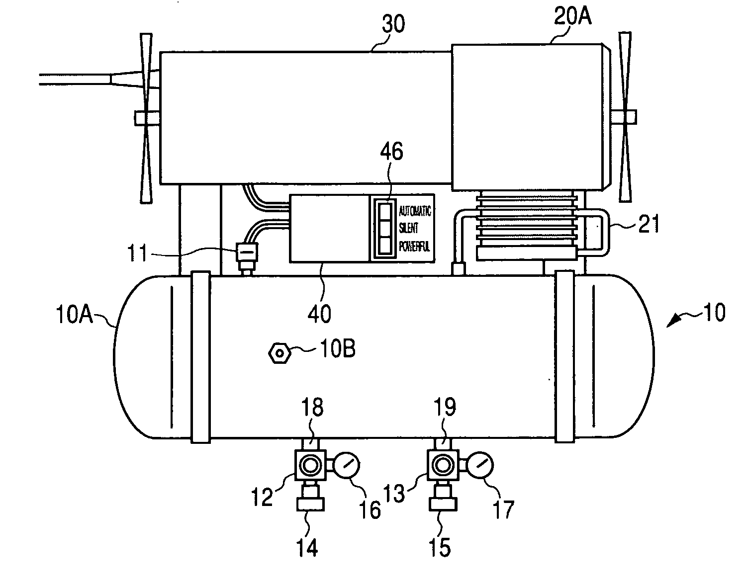 Air compressor and control method therefor