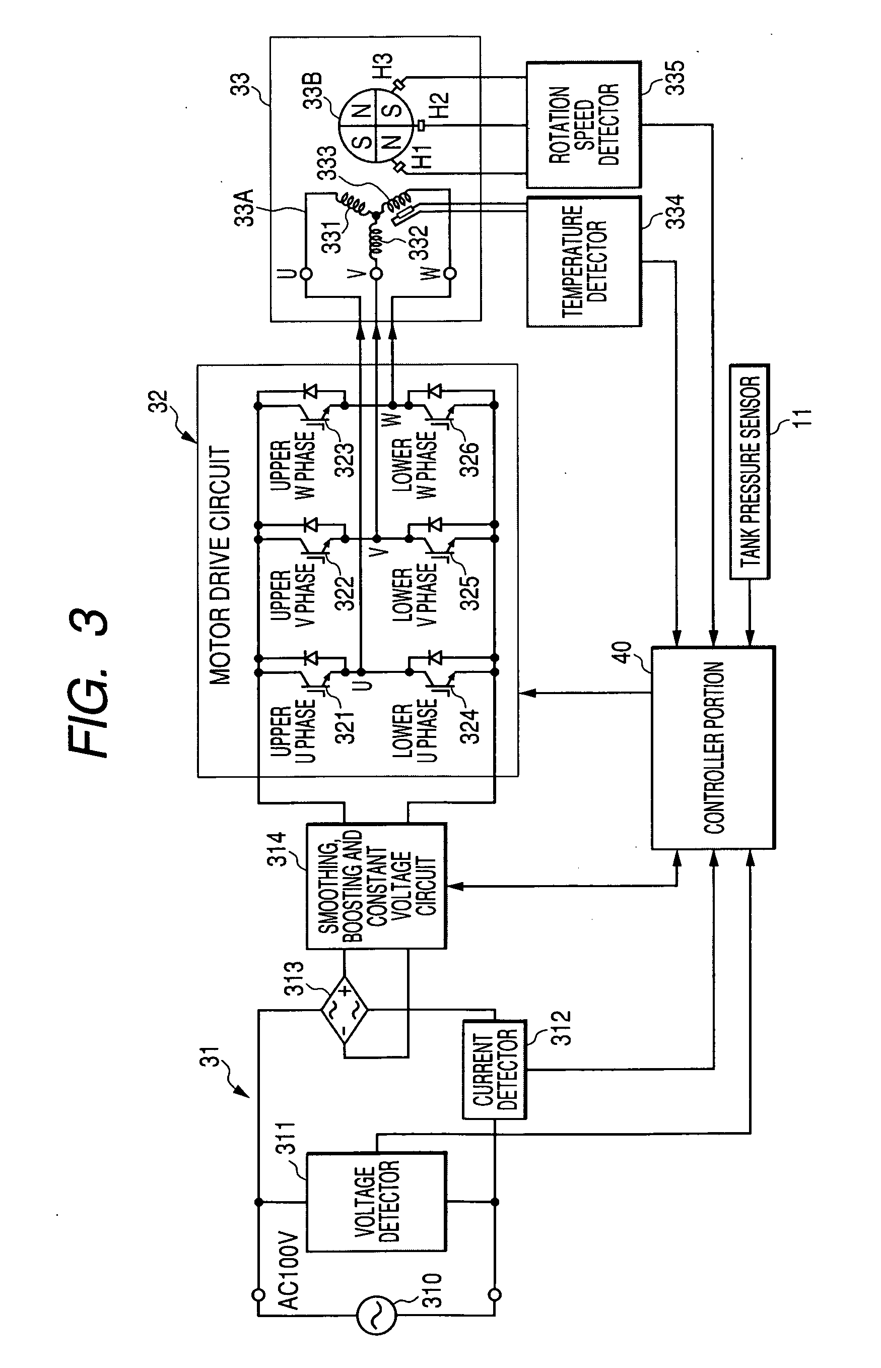 Air compressor and control method therefor