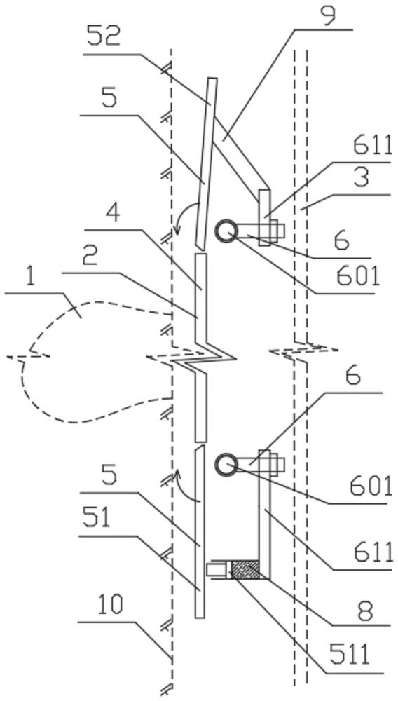 Pile foundation pouring device and construction method thereof