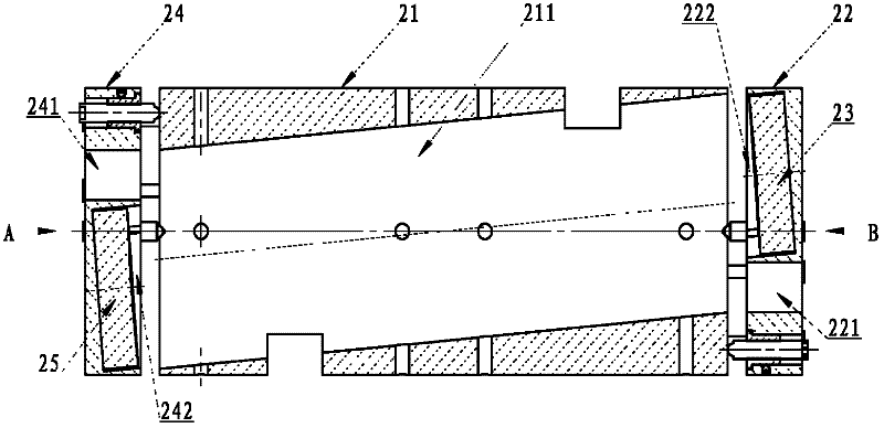 Streak camera reflection type off-axis optical coupling device