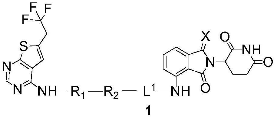 A class of thieno[3,2-d]pyrimidine derivatives, its preparation method, pharmaceutical composition and use