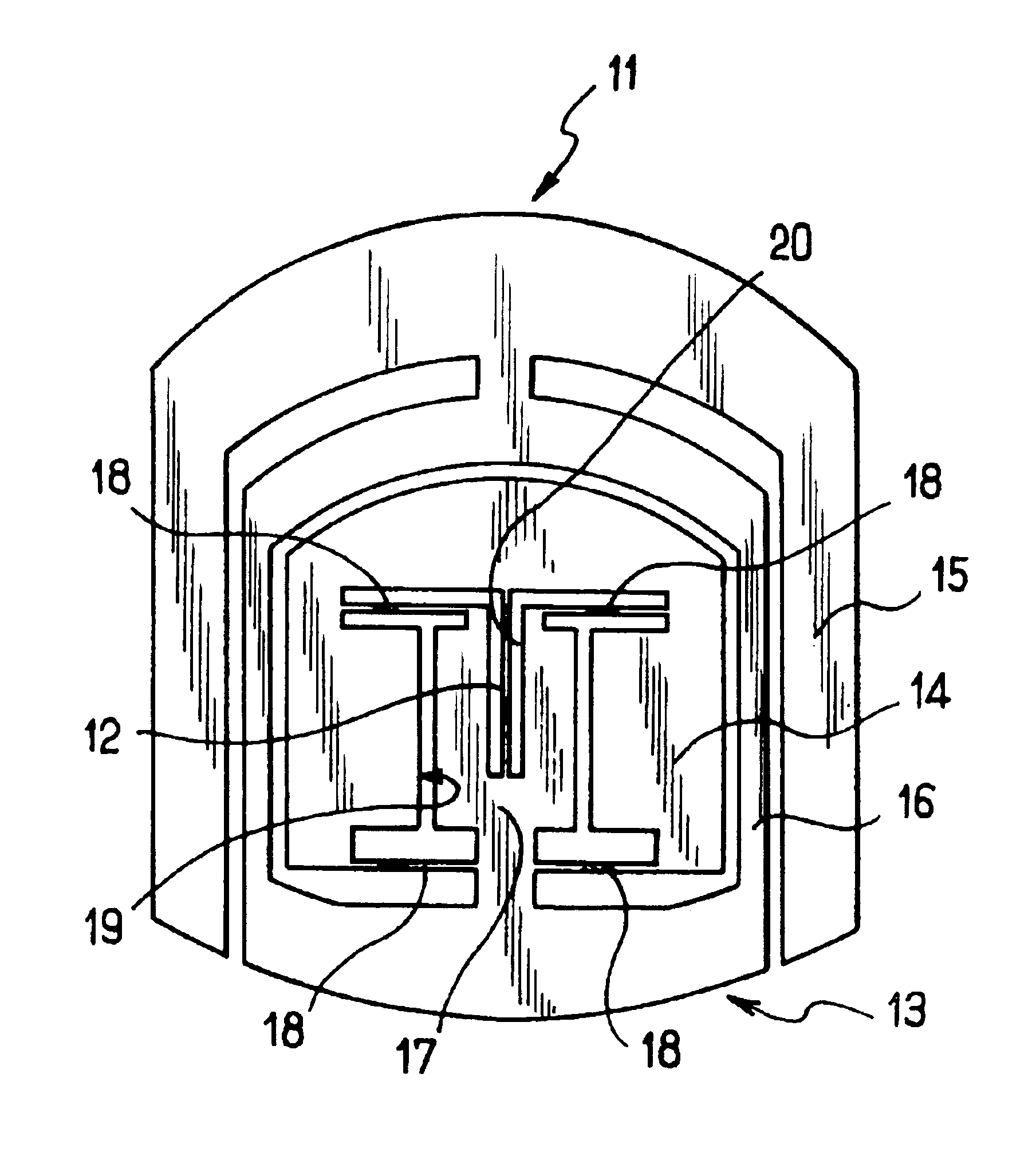 Compact inertial sensor