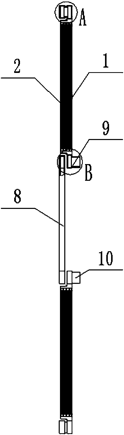 Walking air-cooling type heat exchanger