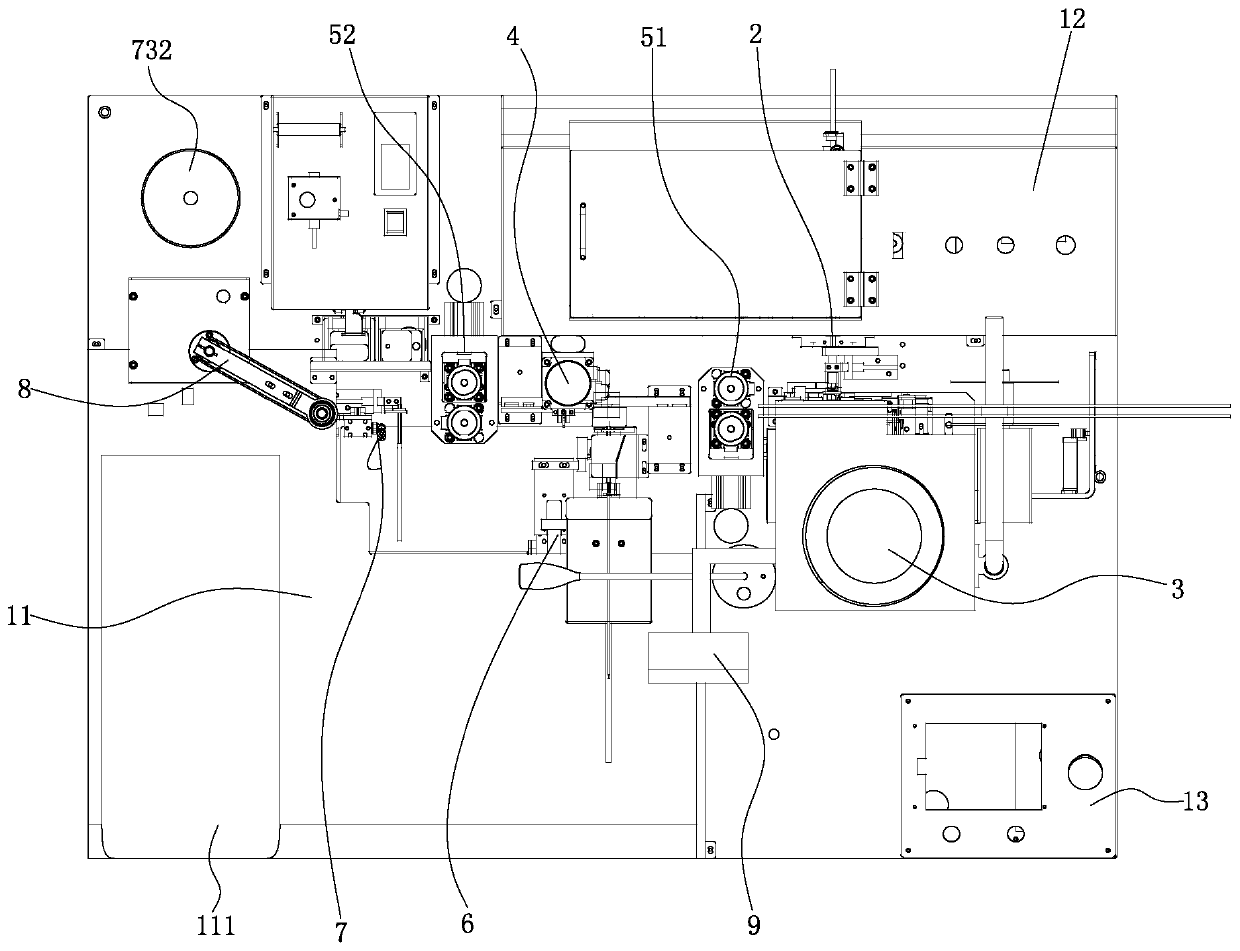 Fully automatic multi-core wire crimping and tinning terminal machine