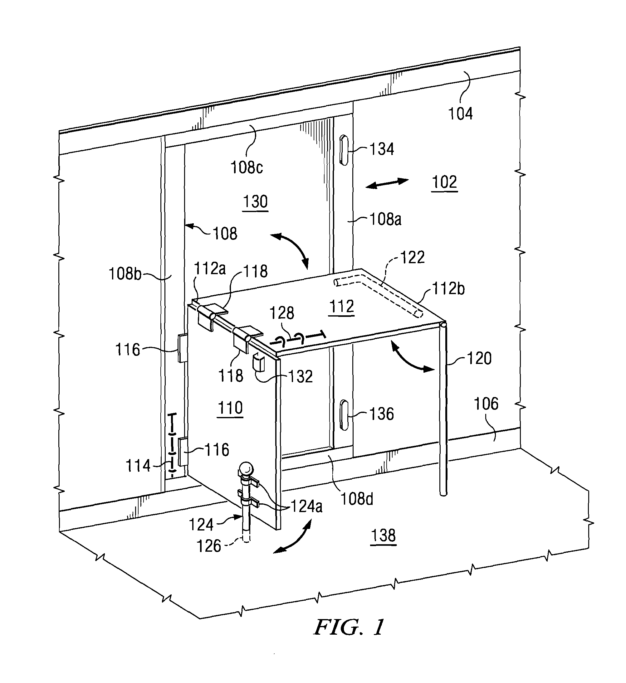 Rotatable Partition System for a Freight Carrying Enclosure