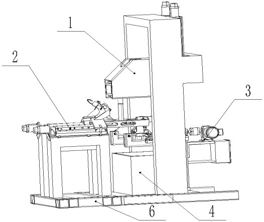 Automatic welding device for intermediate plate of double-row-shaft mold