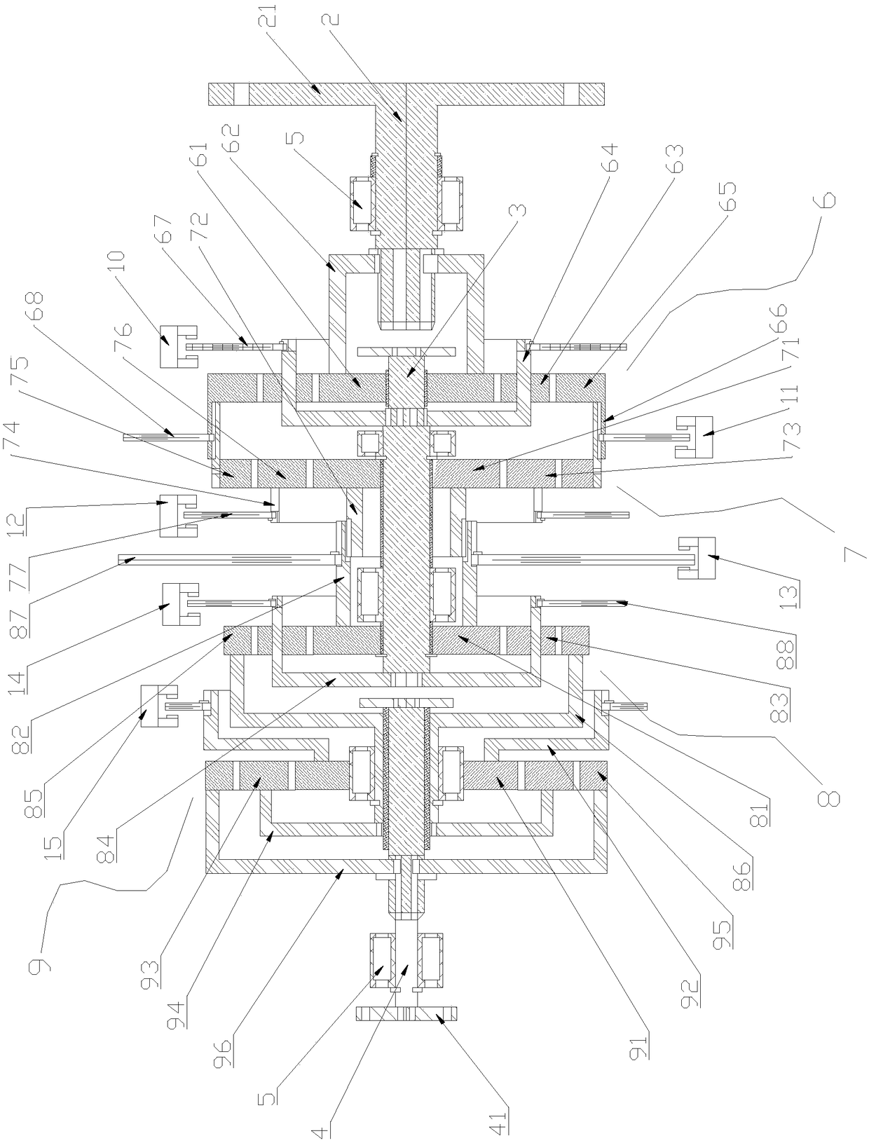 Front-mounted type functional mechanism for a CVT and control method thereof