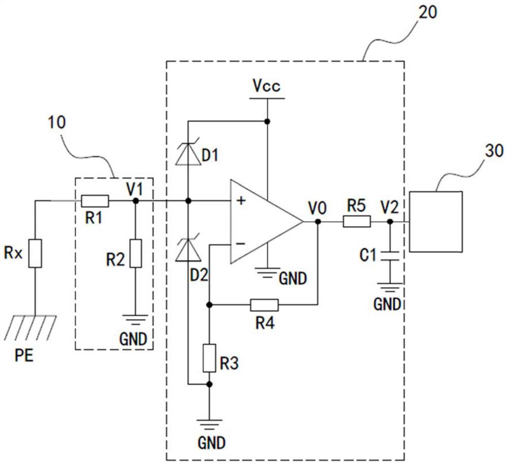 Connection detection circuit, alarm device and base station