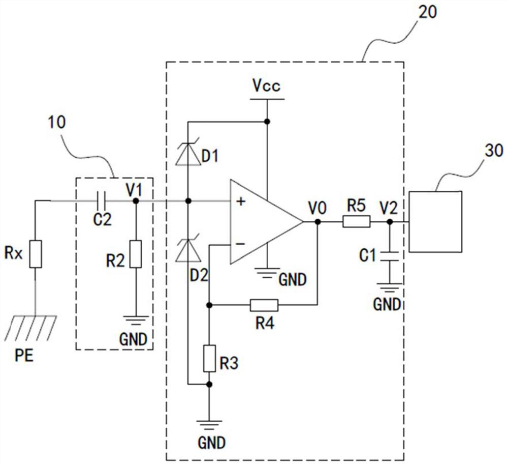 Connection detection circuit, alarm device and base station