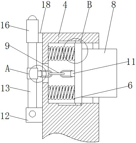 Placing rail capable of positioning spinning roller