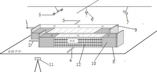 Tension-torsion fracture structure activity quantitative evaluation method and physical simulation device thereof