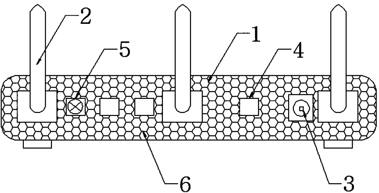 Low-consumption network device based on temperature differential power generation