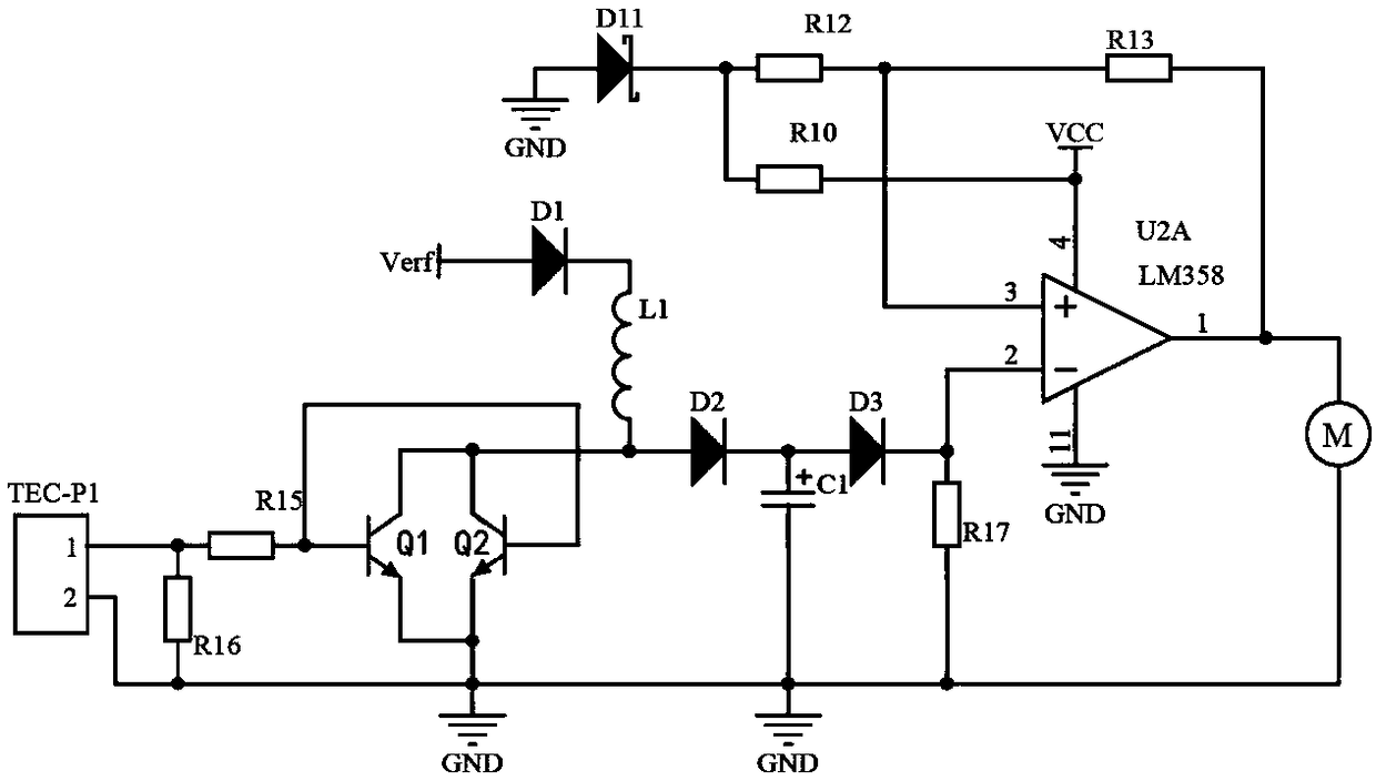 Low-consumption network device based on temperature differential power generation