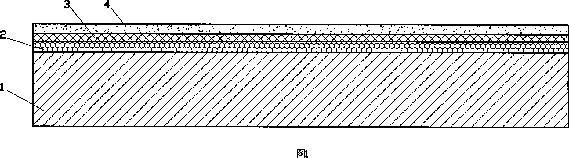 Modified wooden foot margin thread and processing method thereof