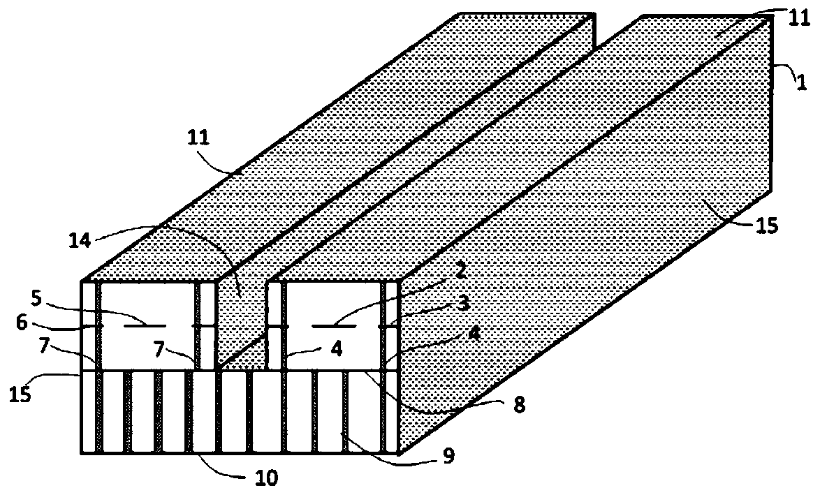 A transmission structure of LTCC substrate microwave signal and its manufacturing method