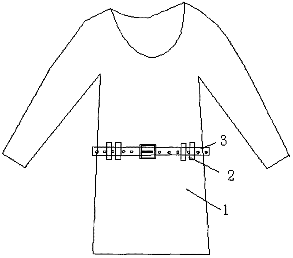 Clothes with waistband and warm-keeping function
