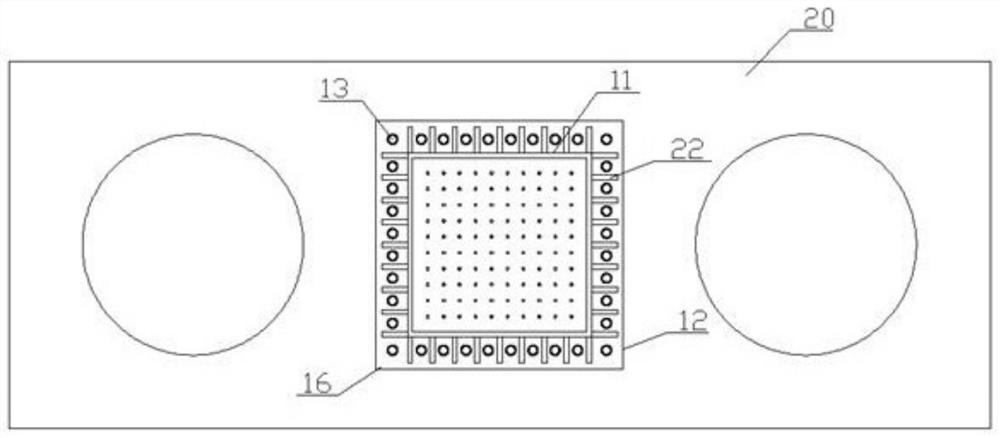 Small and medium span rigid frame bridge steel pier bottom consolidation structure