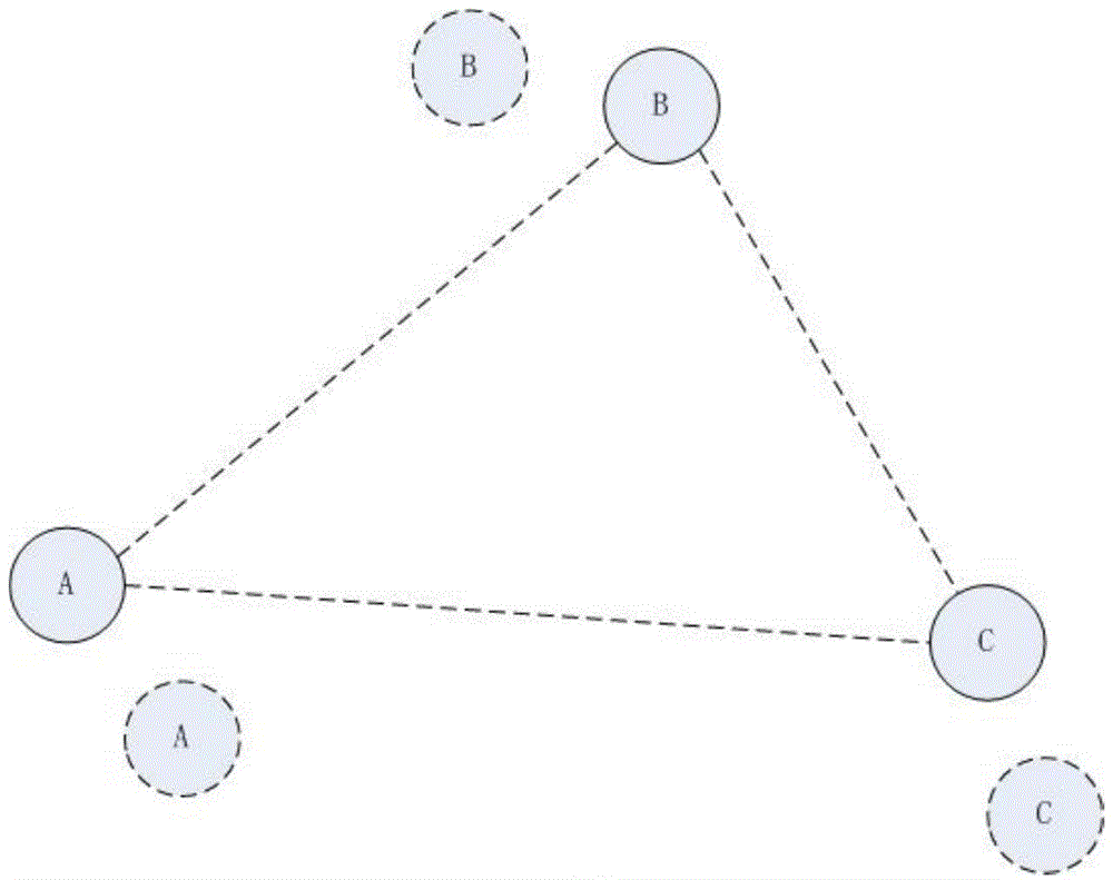 Relative-distance and tracking coordinate value combination multi-AUV self-locating method