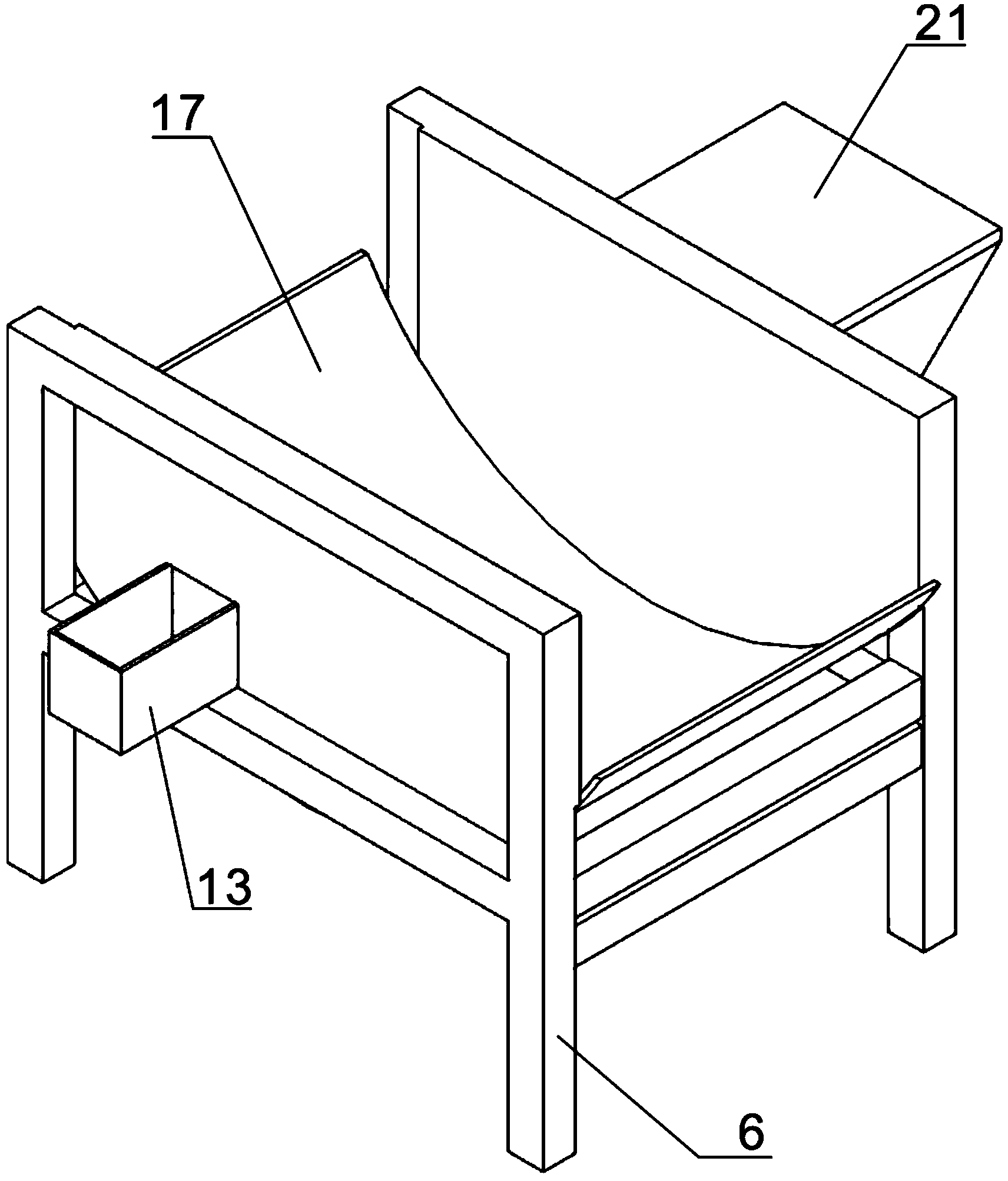 Drum type dehydration device for lotus root starch slurry and dehydration method thereof