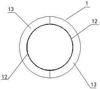 Sawtooth-shaped silencing device