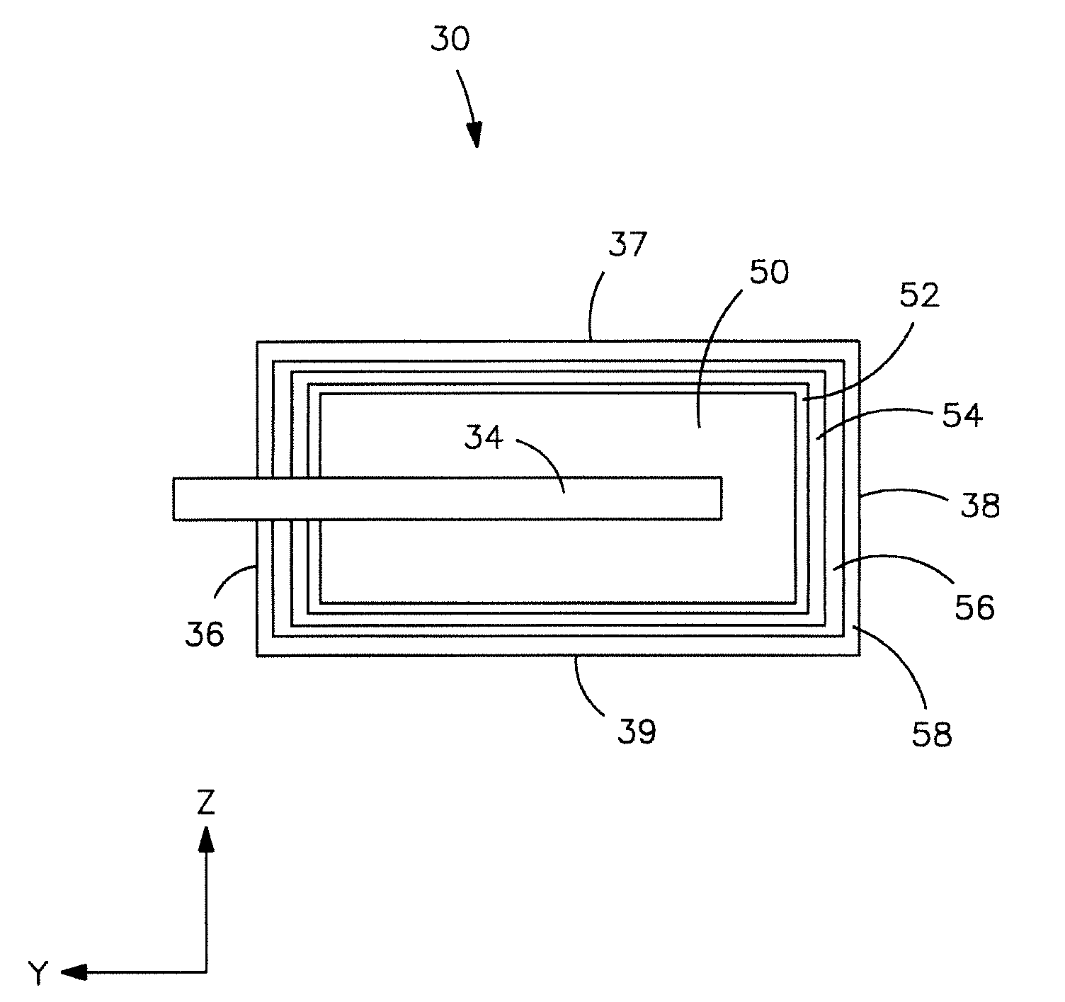 Sintered anode pellet treated with a surfactant for use in an electrolytic capacitor