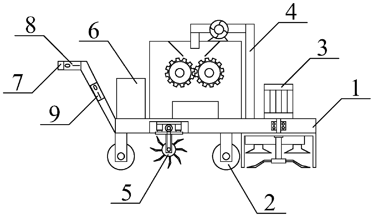 Automatic weeding device