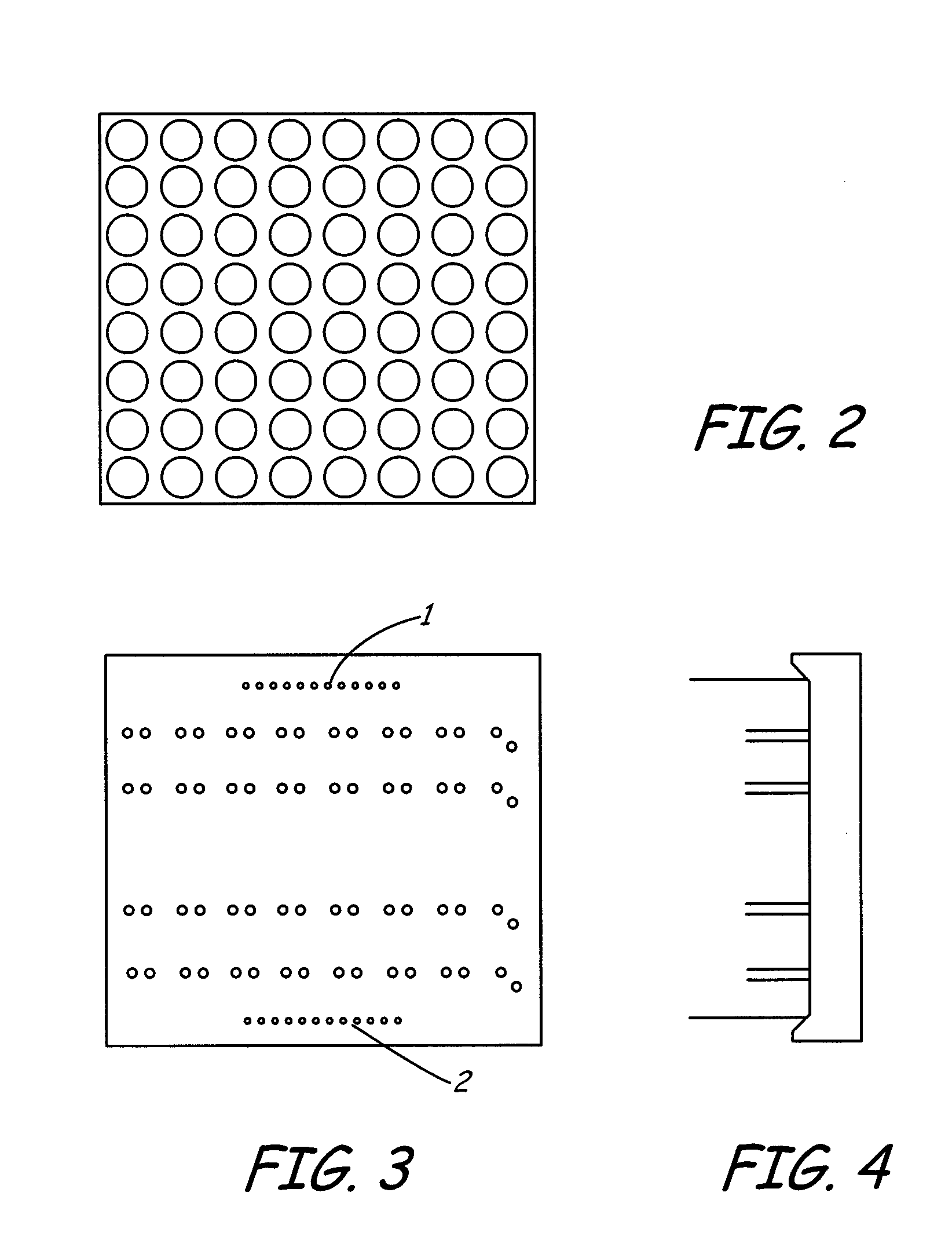 Heat dissipating pin structure for mitigation of LED temperature rise
