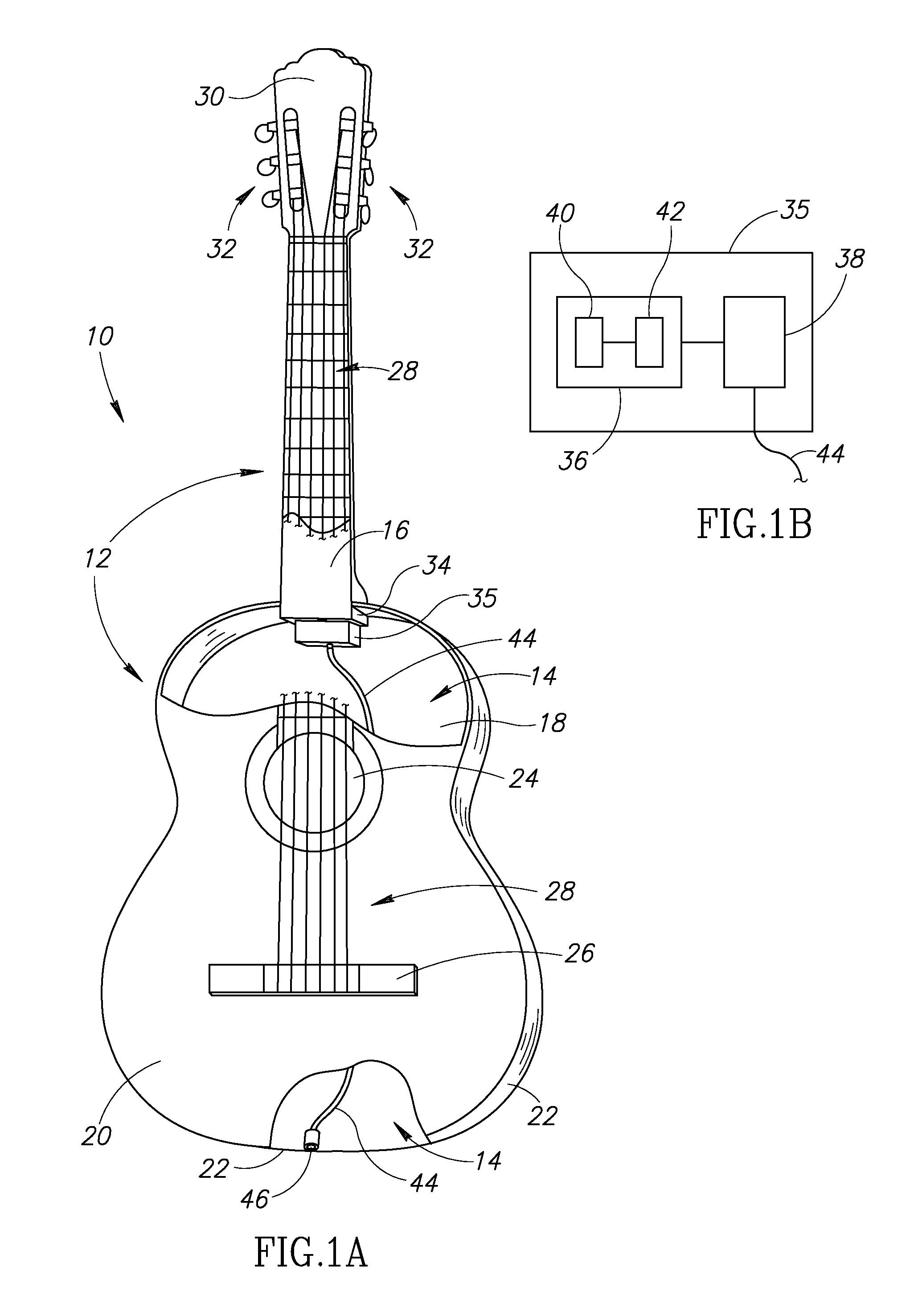 Musical instrument location transmitting device and method of making