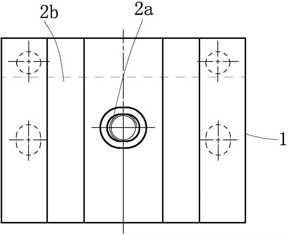 Floating equal-height pad assembly for vertical drilling machine