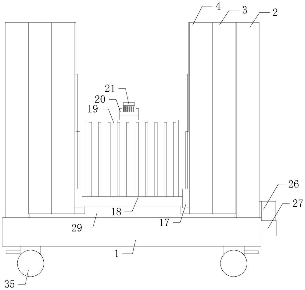 Auxiliary supporting frame for mounting of factory wind power generation equipment