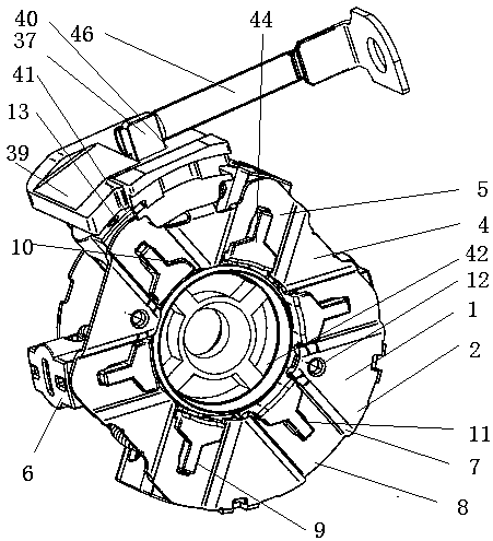 Brush frame assembly and assembling method thereof