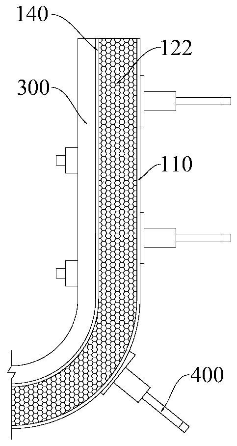 Waterstop embedded part positioning mold and method