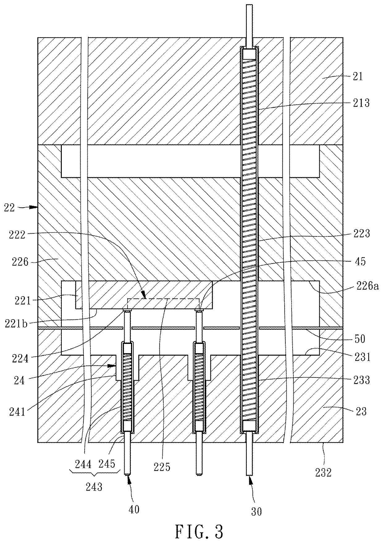 Probe head for high frequency signal test and medium or low frequency signal test at the same time