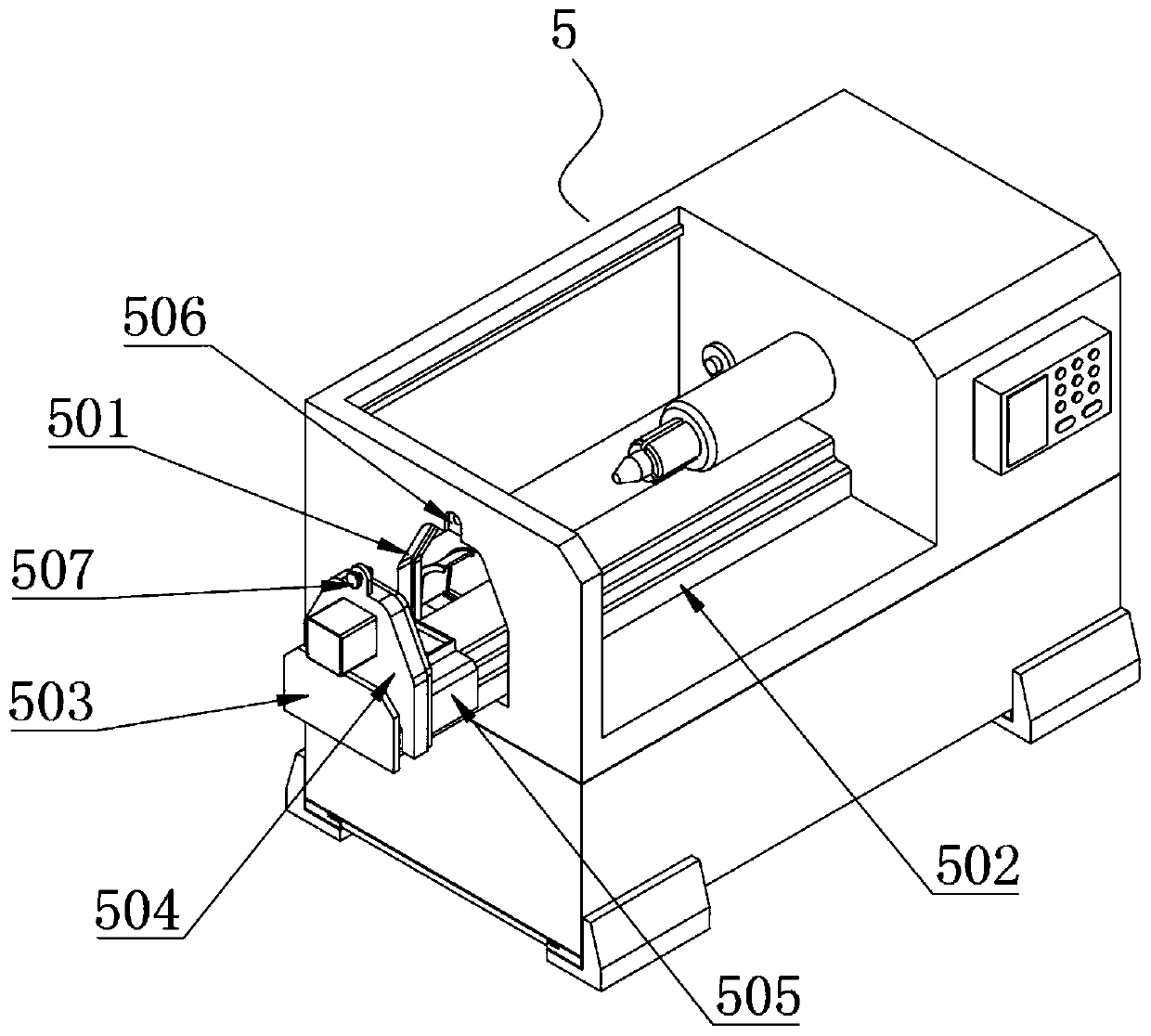 Intelligent full-automatic overturning numerically-controlled machine tool