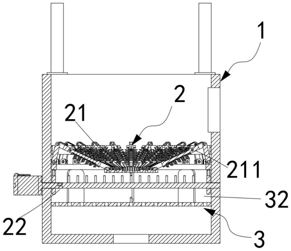 A hazardous waste incineration treatment system