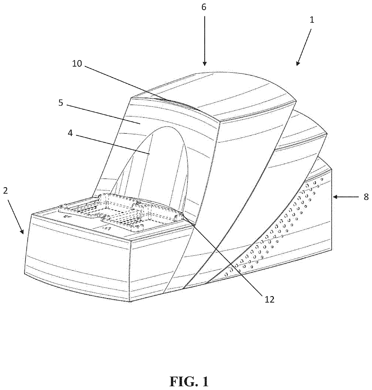 Device housing with lighting