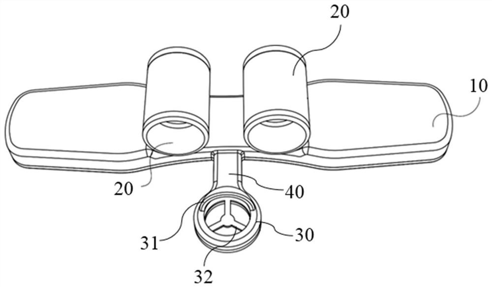 Mouth-nose breathing airflow monitoring device