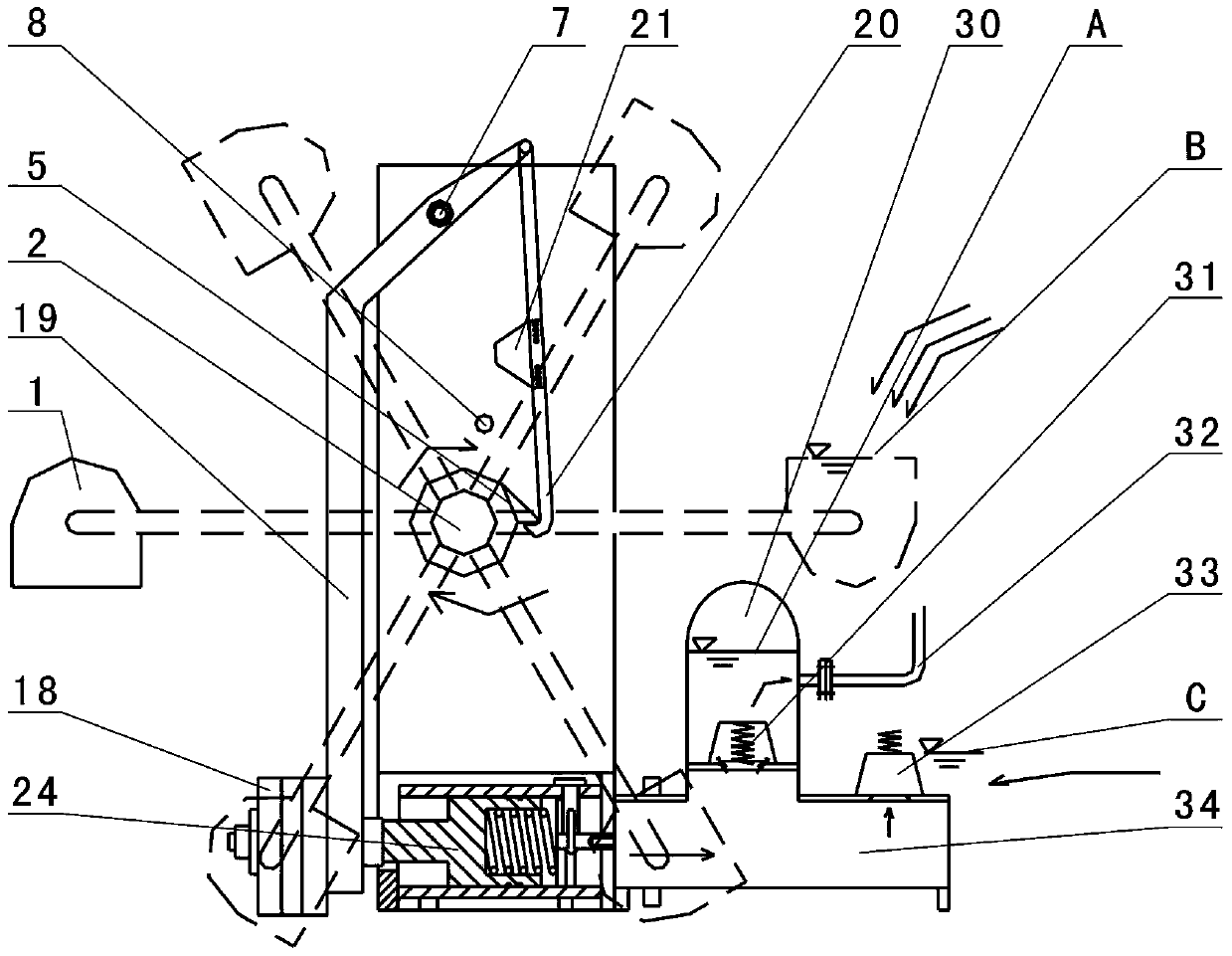 A high-lift percussion pump