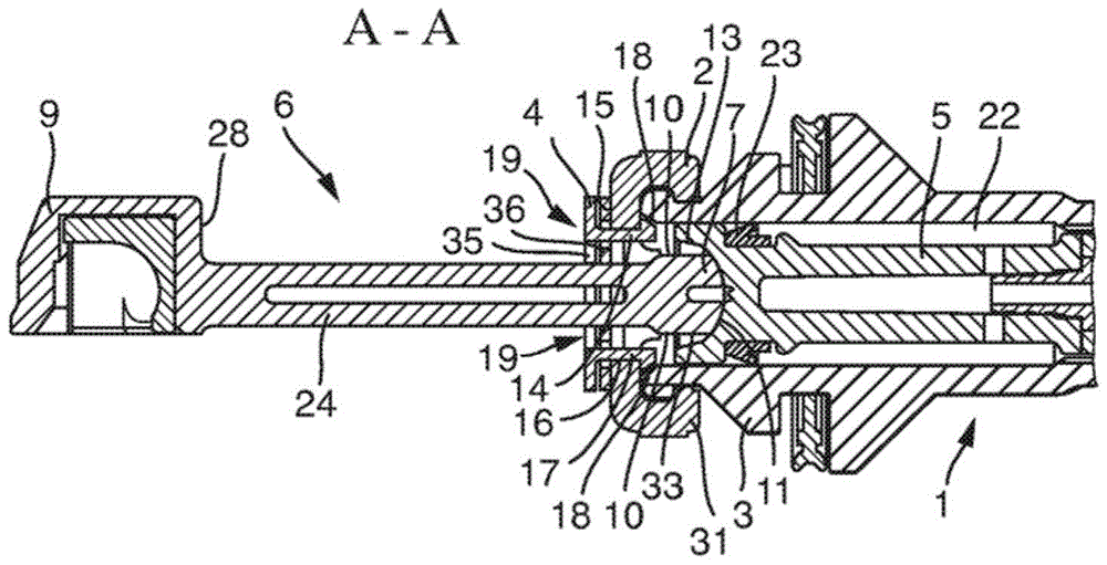 Device and method for immobilizing an actuating linkage of an actuating pedal in a motor vehicle